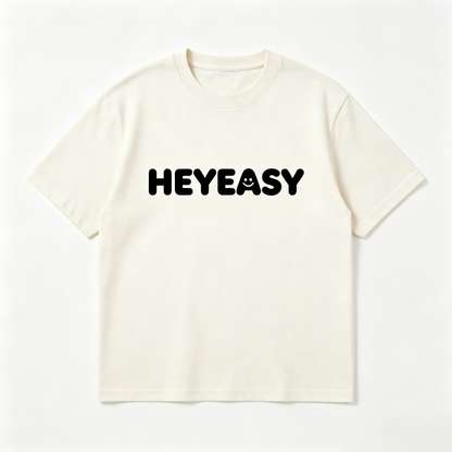HEYEASY Crew Neck Short Sleeve Tee Relaxed Fit Soft Cotton Casual Sunny Daily Wear Basic T-Shirt