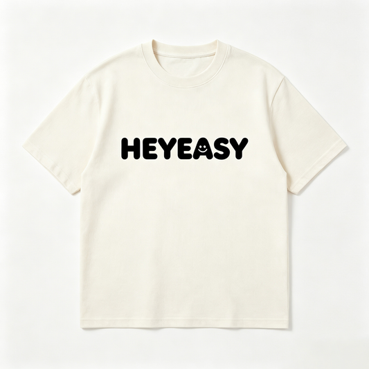 HEYEASY Crew Neck Short Sleeve Tee Relaxed Fit Soft Cotton Casual Sunny Daily Wear Basic T-Shirt