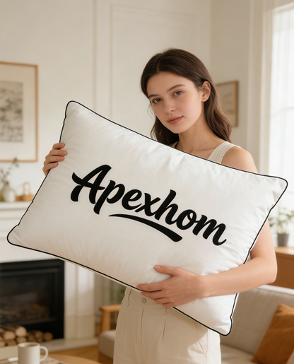 【Apexhom Premium Bed Pillow】—— Elevate Your Sleep with Cloud-Like Comfort & Timeless Style