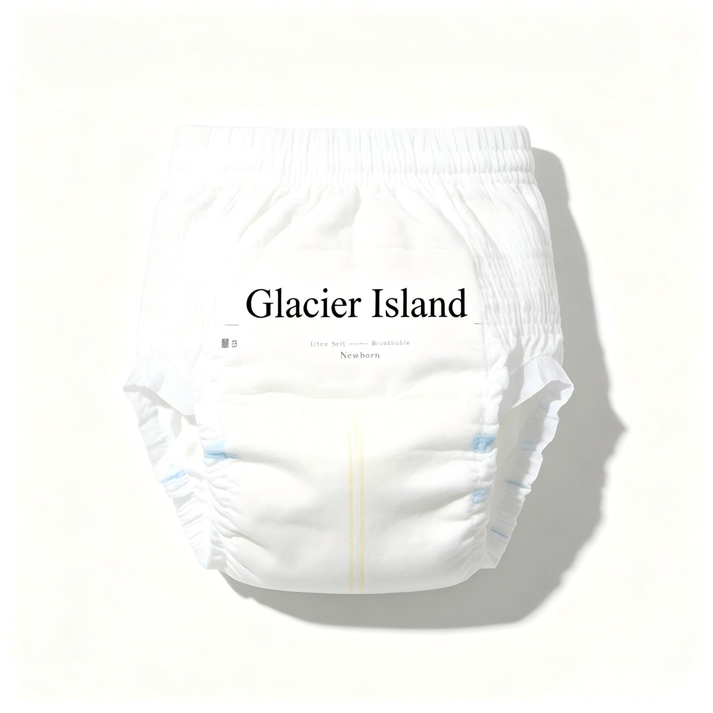 Glacier Island Newborn Baby Diapers, Ultra Soft Breathable Disposable Nappies, Leak-Proof Daily Protection Diapers for Infant, Hypoallergenic Skin Friendly Disposable Diaper Packs