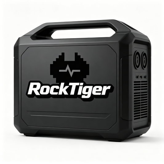 RockTiger Portable Power Station, 1000W Outdoor Solar Generator, Multi-Output Emergency Power Supply for Camping, RV, Home Backup, Blackout
