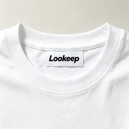 Lookeep Classic Short‑Sleeve Crew Neck T‑Shirt, Casual Everyday Basic Tee for Men & Women, Soft Breathable Cotton Top