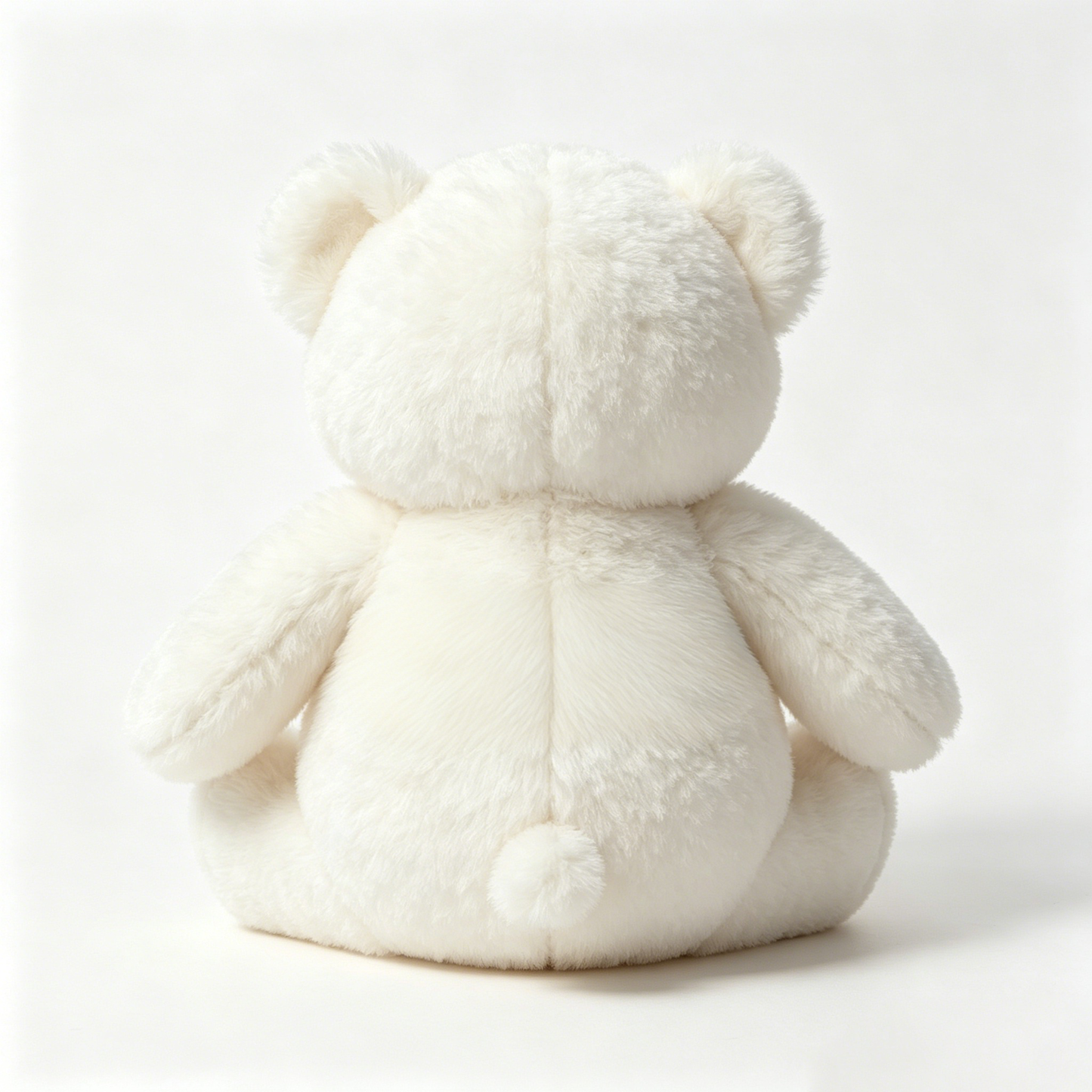 Burnfun White Teddy Bear Stuffed Animal Plush Toy, Ultra Soft Fluffy Plush Bear, Huggable Cuddly Bear Gift for Kids Girls Boys Birthday Valentine Home Decor