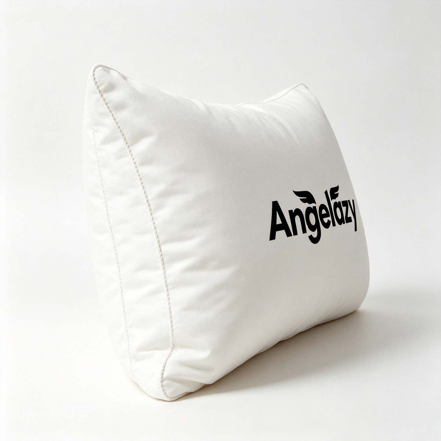 Angelazy Soft Fluffy Bed Sleep Pillow, Vacuum Compressed Breathable Support Pillow, Cooling Skin-Friendly Rectangle Pillow for Bedroom Hotel Home Rest