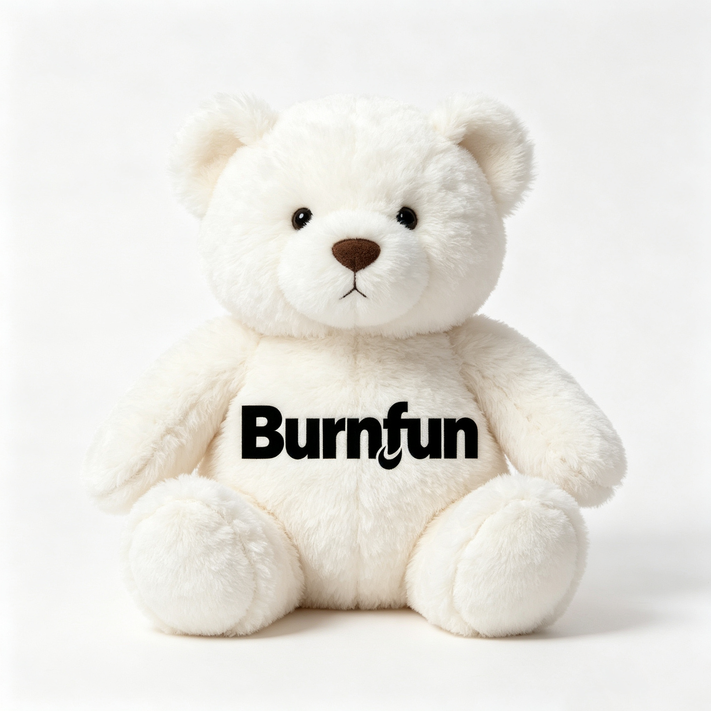 Burnfun White Teddy Bear Stuffed Animal Plush Toy, Ultra Soft Fluffy Plush Bear, Huggable Cuddly Bear Gift for Kids Girls Boys Birthday Valentine Home Decor