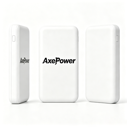 AxePower Slim Portable Charger, Pocket Mini Power Bank, Lightweight External Battery Pack, Compact Travel Backup Charger