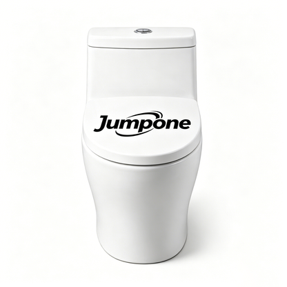 Jumpone One-Piece Toilet, High Efficiency Dual Flush, Soft-Close Seat, Modern Elongated Bowl, White Ceramic Bathroom Toilet