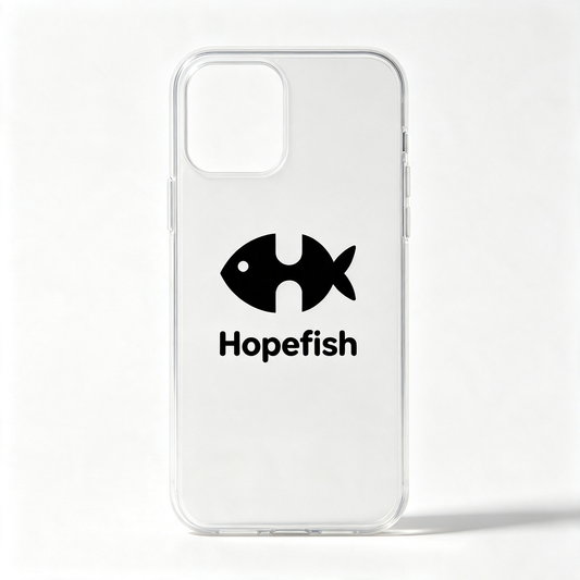 Hopefish Clear Shockproof Mobile Phone Case, Thin Light‑Weight Transparent Protective Case