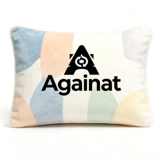 Againat Decorative Throw Pillow, Soft Plush Rectangle Pillow for Sofa Bed Couch, Compressible for Shipping, Home Decor Cushion for Living Room Bedroom