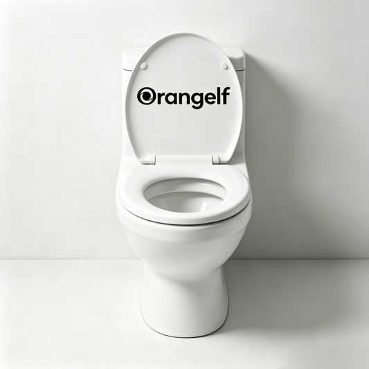 Orangelf One-Piece Toilet, 1.28 GPF High Efficiency Flush, Comfort Height Elongated Bowl, Soft Close Seat, Modern White Ceramic Toilet for Bathroom, Standard Size, Easy Installation