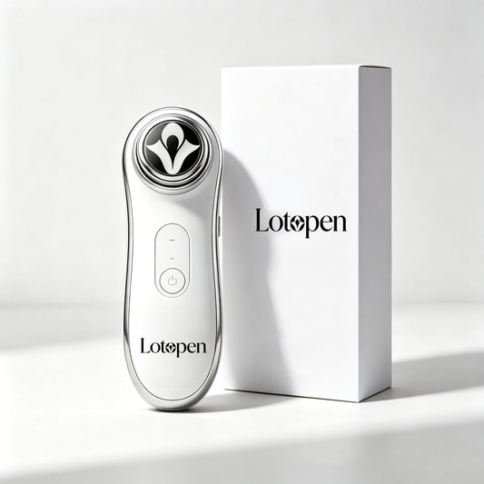 Lotopen Multifunctional Facial Rejuvenation Device, Cordless Handheld Face Massager for Deep Serum Absorption, Skin Firming, Hydrating & Anti-Aging, Portable Rechargeable At-Home Skincare Tool for Face & Neck, All Skin Types Compatible