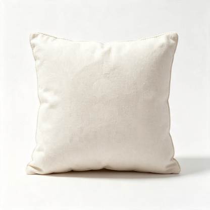 Halfall Linen Throw Pillow, Square Decorative Accent Cushion for Sofa Couch Bed Home Decor