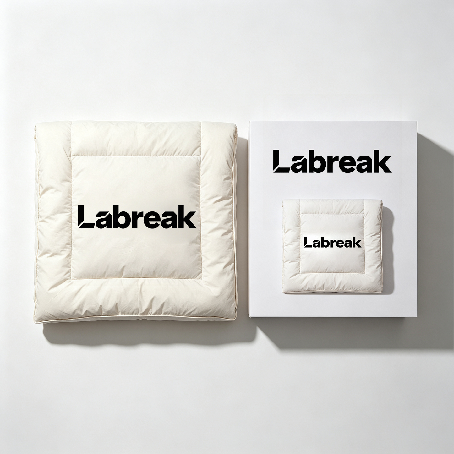 Labreak All Season Quilt Bed Comforter, Soft Breathable Stitched Down Alternative Bed Quilt, Lightweight Duvet Insert for Bedroom, Vacuum Packed
