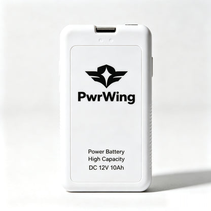 PwrWing 12V 10Ah High Capacity Rechargeable Power Battery, Portable DC Backup Power Supply for Outdoor Home Use