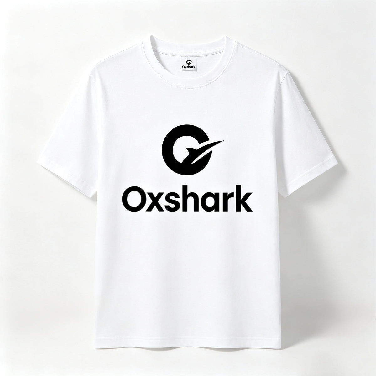 Oxshark Classic‑Fit Short Sleeve T‑Shirt, Casual Crew Neck Everyday Basic Tee Shirts
