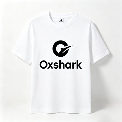 Oxshark Classic‑Fit Short Sleeve T‑Shirt, Casual Crew Neck Everyday Basic Tee Shirts