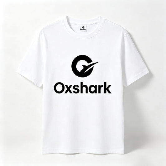 Oxshark Classic‑Fit Short Sleeve T‑Shirt, Casual Crew Neck Everyday Basic Tee Shirts