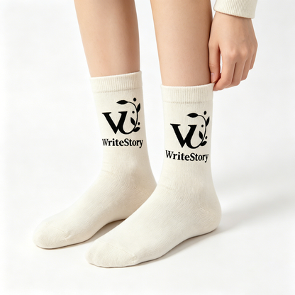 【W WriteStory Logo Socks】—— Minimalist Style & Comfort Choice