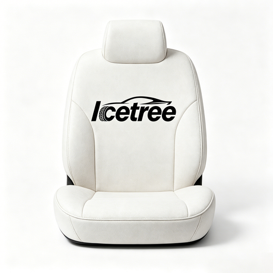 Icetree Premium PU Leather Car Seat Cover, Full Wrap Breathable Auto Seat Protector, Universal Soft Comfort Car Seat Cushion for Most Vehicles