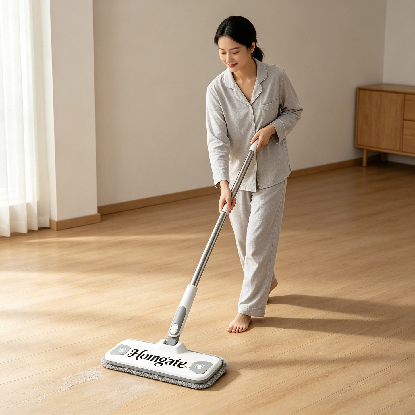 【Homgate Flat Floor Mop】—— Labor-Saving Household Floor Cleaning Helper