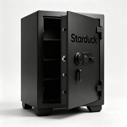 Starduck Digital Security Safe Box, Heavy Duty Steel Fireproof Safe with Electronic Keypad Lock, Home Office Money Document Jewelry Storage Safe Cabinet