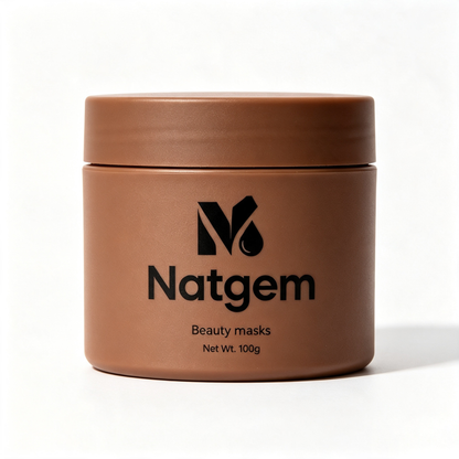 M Natgem Deep‑Cleansing Clay Beauty Mask, Pore Minimizing Hydrating Facial Mask, Natural Skin Care Mask for Oil Control Brightening and Blackhead Removing