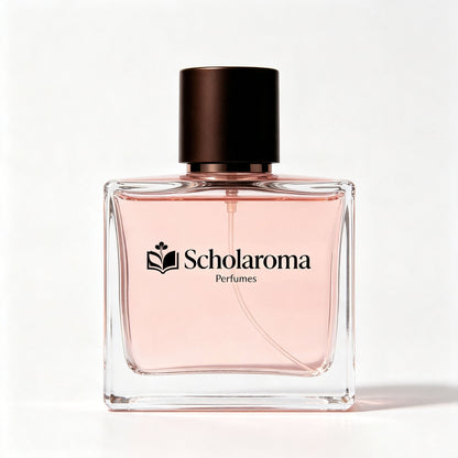 Scholaroma Eau De Parfum, Elegant Soft Pink Fragrance, Portable EDP Spray, Luxury Scent for All‑Day Wear