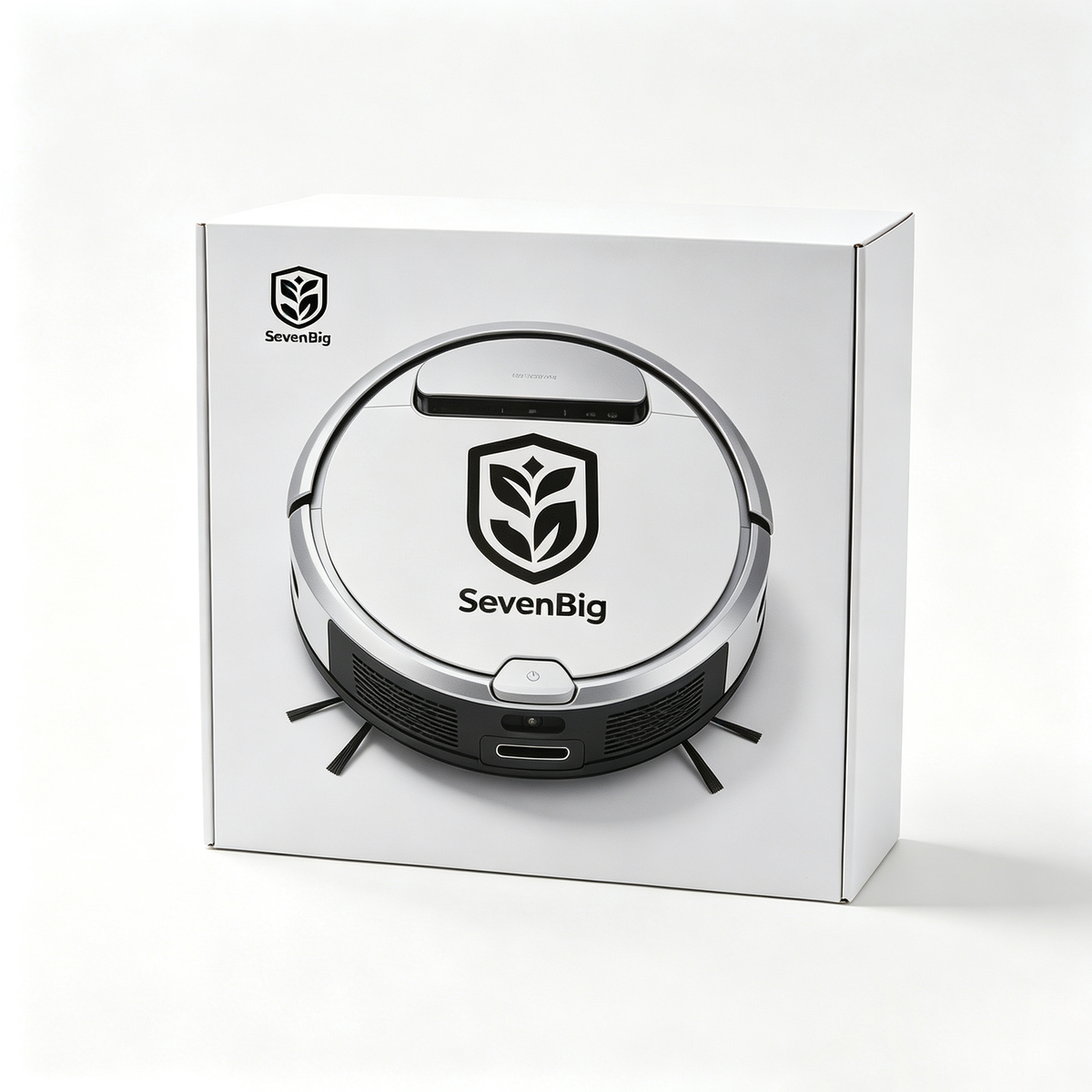 SevenBig Robot Vacuum Cleaner, Smart Electric Sweeper with Strong Suction, Automatic Obstacle Avoidance, Low Profile Robotic Vacuum for Hard Floors and Thin Carpets, Home Cleaning Helper