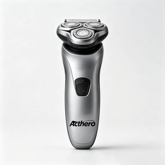 Acthero 3D Floating Rotary Electric Shaver for Men, Rechargeable Waterproof Cordless Shaver with Pop-Up Trimmer, Close Smooth Shaving for Daily Travel & Home Use