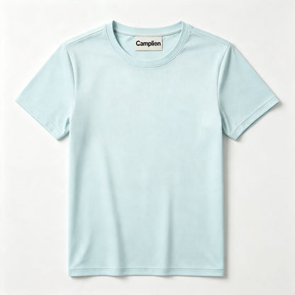Camplion Casual Short‑Sleeve Crew Neck T‑Shirts, Soft Breathable Plain Basic Tee for Daily Outdoor Wear