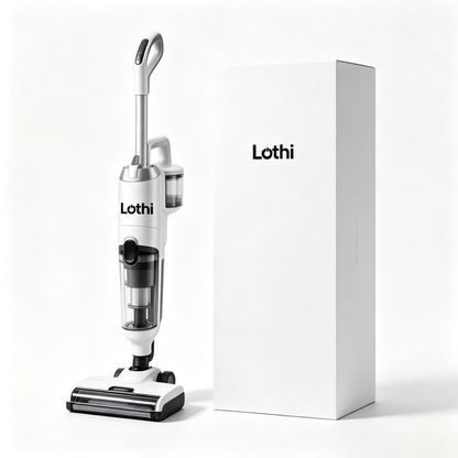 Lothi Upright Corded Vacuum Cleaner with Powerful Suction, Lightweight Stick Vacuum for Hardwood Floors Carpet Pet Hair Multi-Surface Home Cleaning