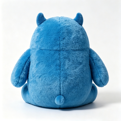 ERADIY Cute Blue Monster Plush Toy, Soft Fluffy Stuffed Animal Doll, Safe Skin-Friendly Plush Pillow Buddy for Toddlers Kids, Perfect Bedtime Companion & Birthday Gift