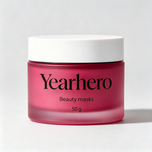 Yearhero Hydrating Glow Beauty Mask, Deep Moisturizing Brightening Facial Mask for Dull Dry Skin, Overnight Repair Skin Care Mask for All Skin Types