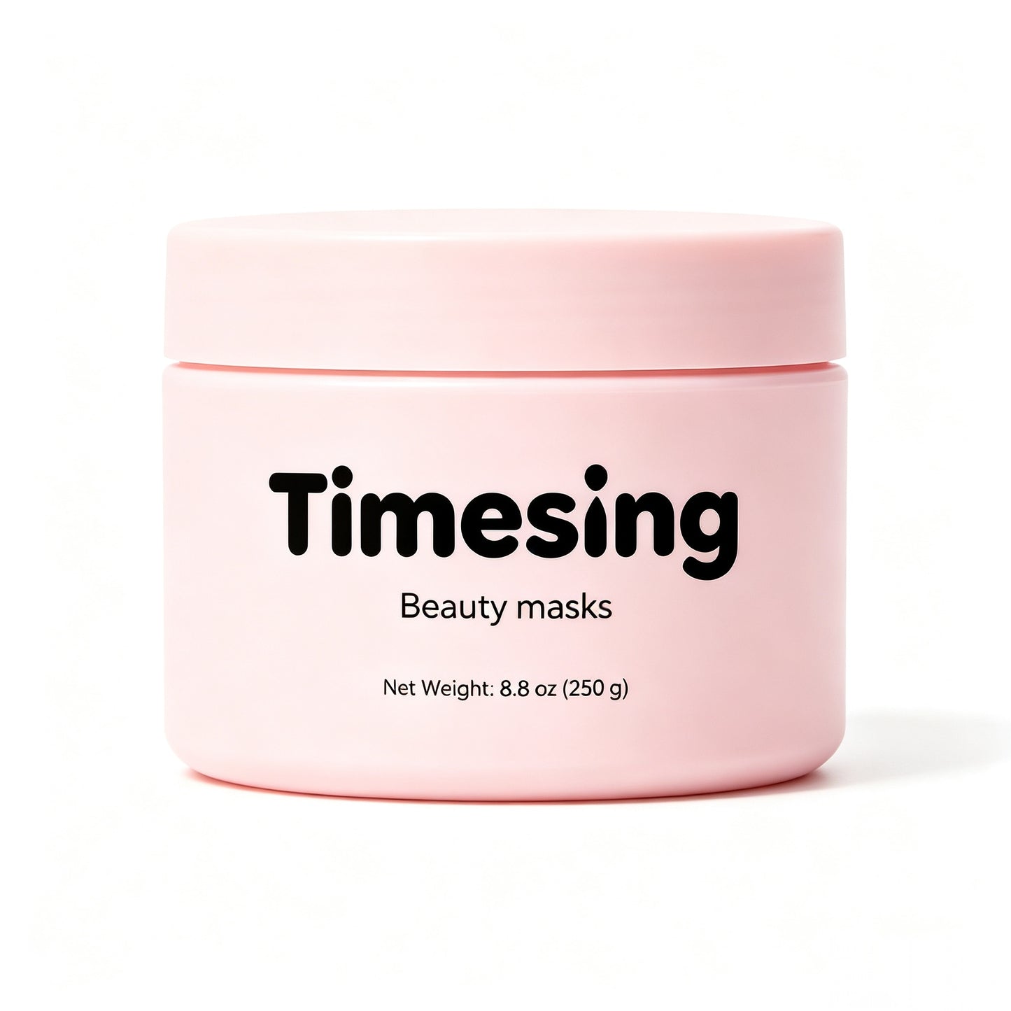 Timesing Hydrating Pink Clay Beauty Mask Deep Clean Pore Minimizing Brightening Facial Mask for All Skin Types