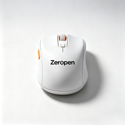 Zeropen Wireless Computer Mouse, Ergonomic Silent Click Cordless Mouse, Adjustable DPI Portable Wireless Mice, USB Receiver Wireless Mouse for Laptop PC Desktop Office & Daily Use
