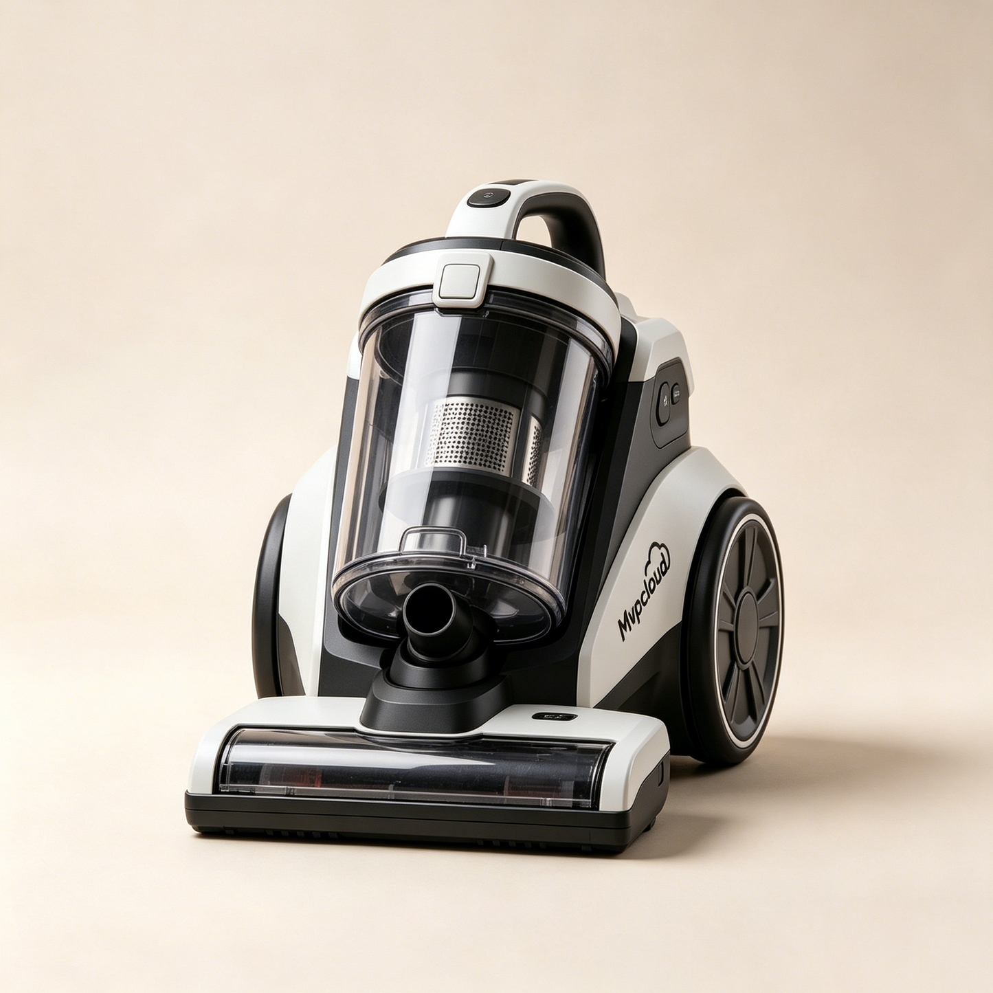 Mvpcloud Bagless Canister Vacuum Cleaner, Powerful Multi-Surface Suction Vacuum with HEPA Filtration, Large Dust Cup, Low Noise Floor Vacuum for Hardwood, Carpet, Pet Hair, Stairs & Upholstery