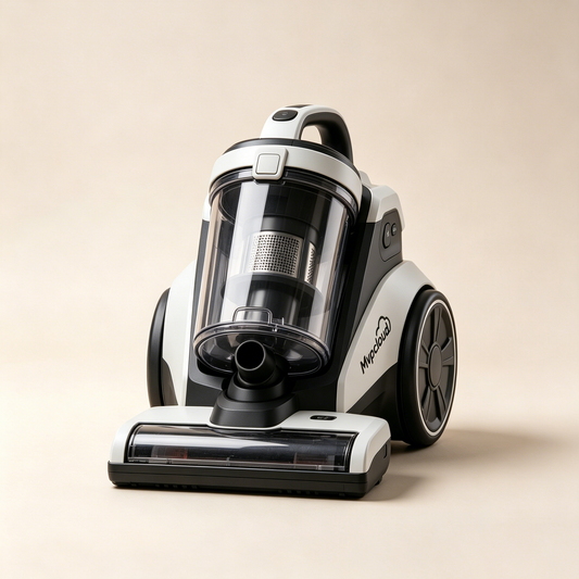 Mvpcloud Bagless Canister Vacuum Cleaner, Powerful Multi-Surface Suction Vacuum with HEPA Filtration, Large Dust Cup, Low Noise Floor Vacuum for Hardwood, Carpet, Pet Hair, Stairs & Upholstery
