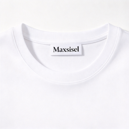Maxsisel Classic Crew Neck Cotton T-Shirt, Soft Breathable Short Sleeve Tee, Versatile Basic Solid Casual Tops for Men Daily Wear