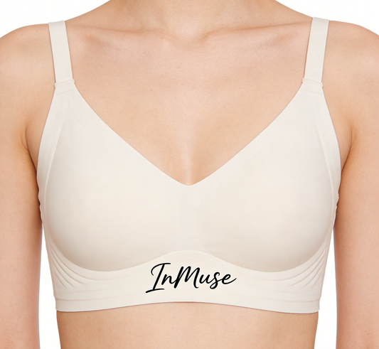 【InMuse Seamless Wireless Bra】—— All-Day Comfort & Natural Lift for Everyday Wear