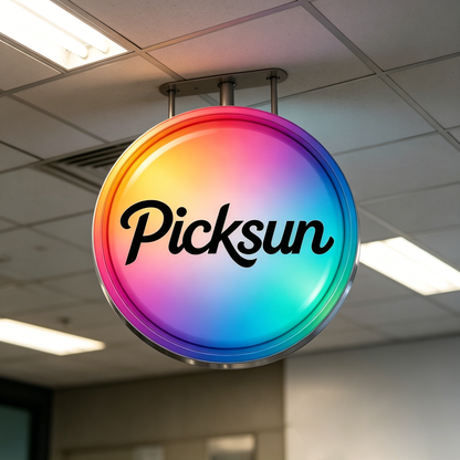 【Picksun Round Luminaries Sign】—— Eye-Catching Lighting Sign for Commercial Spaces & Decor