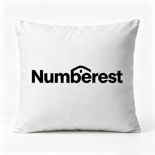 Numberest Solid Square Throw Pillow Complete Set, Soft Breathable Accent Cushion with Insert, Vacuum Compressed Sofa Decor Pillow Gift Box