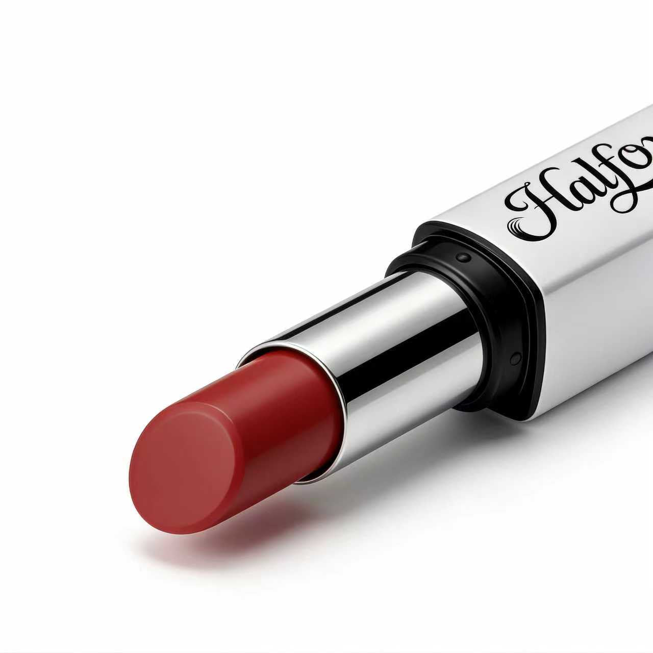 Halfox Creamy Matte Lipstick, Long-Lasting Hydrating Lip Color, Moisturizing Satin Finish Lip Stick for All Day Wear, Cruelty-Free, Red Brick Shade