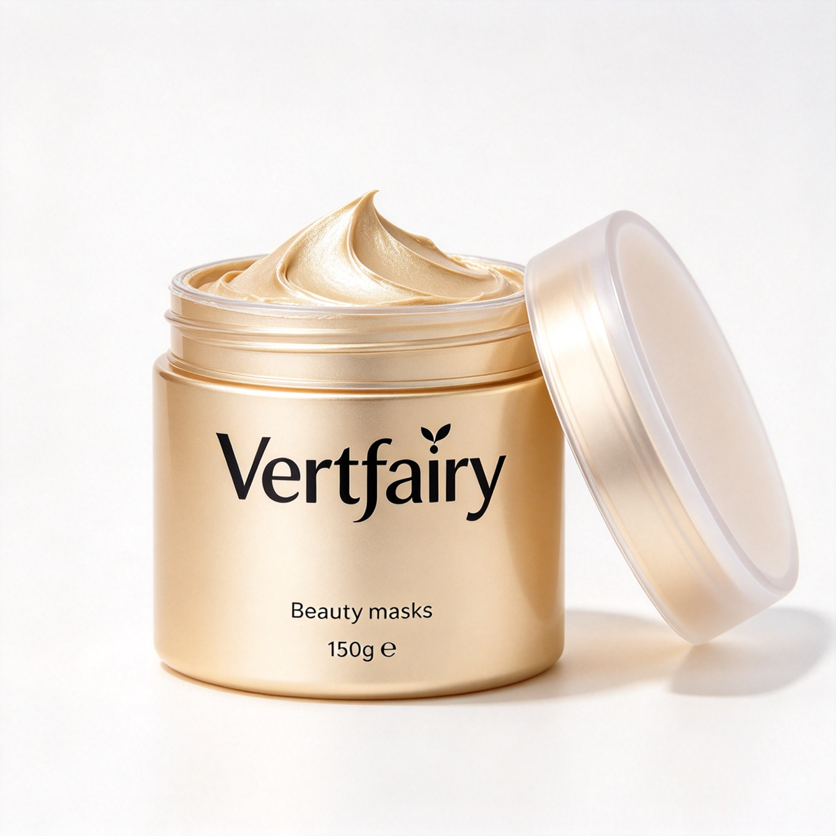 Vertfairy Beauty Mask, Anti-Aging & Radiance Boosting Facial Mask, Luxurious Gold Cream Mask for At-Home Spa Skincare 150g