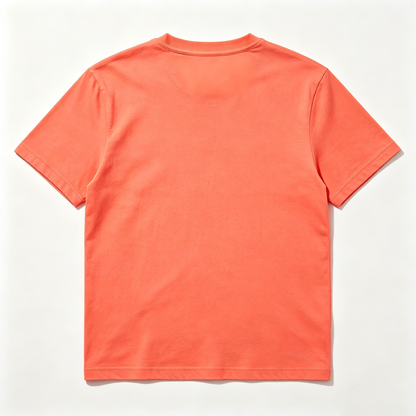 ModePop Crew Neck Short Sleeve T-Shirt, Soft Cotton Solid Color Cropped Tee, Unisex Casual Daily T-Shirt with Gift Box Packaging