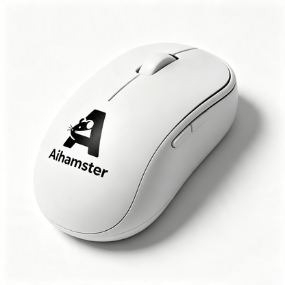 A Aihamster USB‑C Rechargeable Silent Wireless Computer Mouse Portable Office Mice
