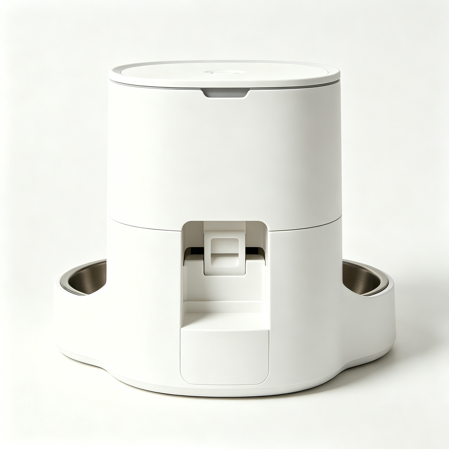FadZoo Automatic Pet Feeder with Stainless Steel Bowl, Timed Auto Dog Cat Food Dispenser, Large Capacity Dry Food Feeding Machine for Small Medium Pets