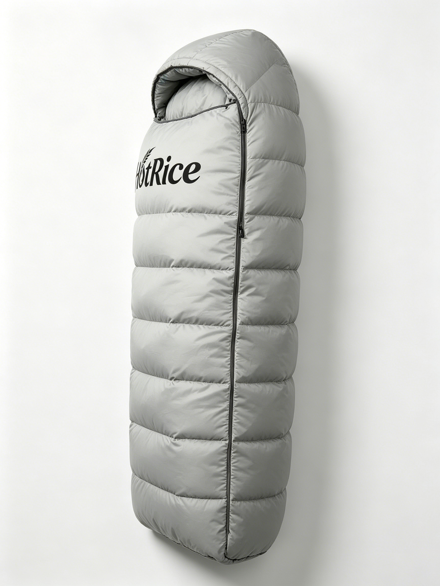【HotRice Light Grey Mummy Sleeping Bag】—— Your Warm & Reliable Outdoor Companion