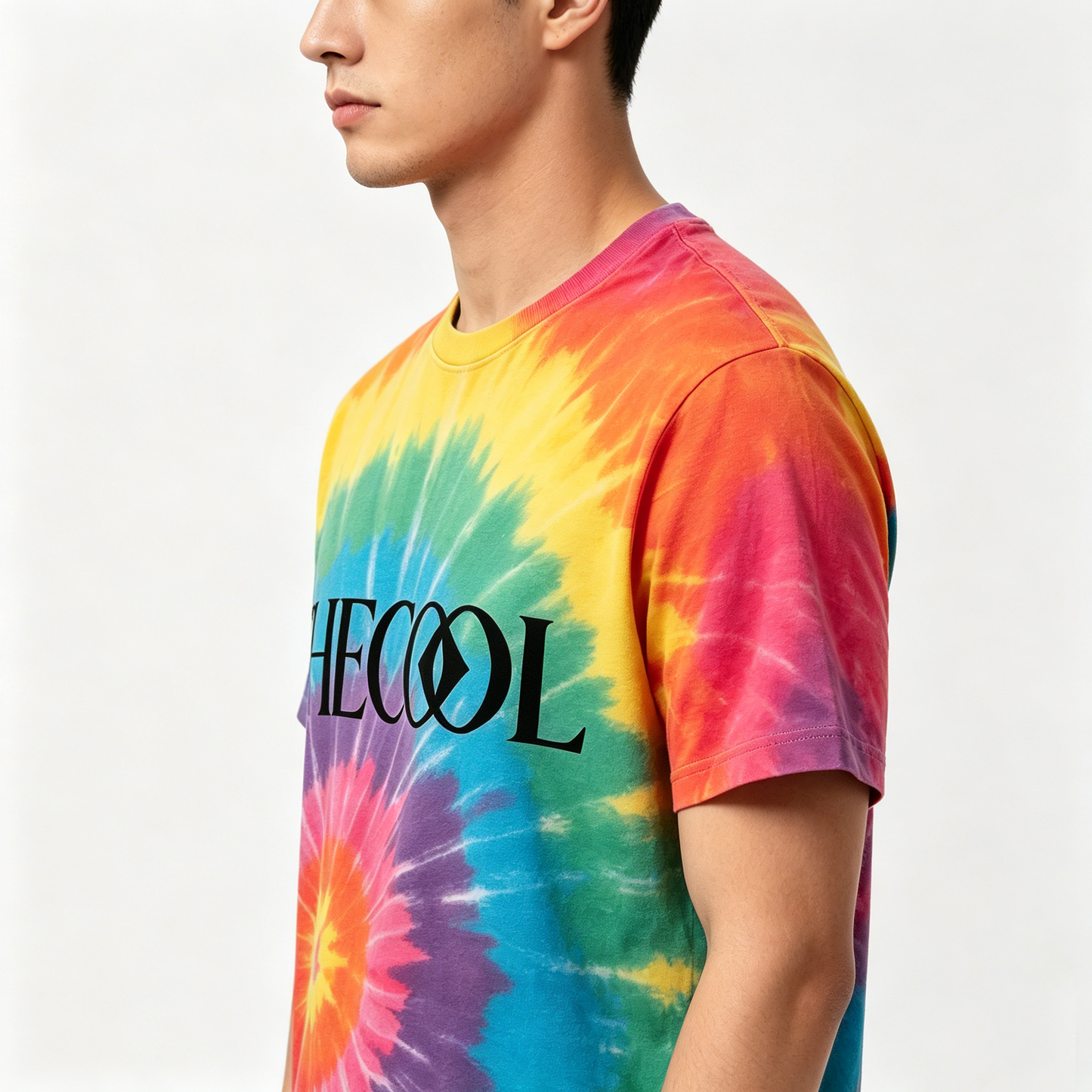 【THECOOL Tie-Dye Cotton T-shirt】—— Bold Style & All-Day Comfort