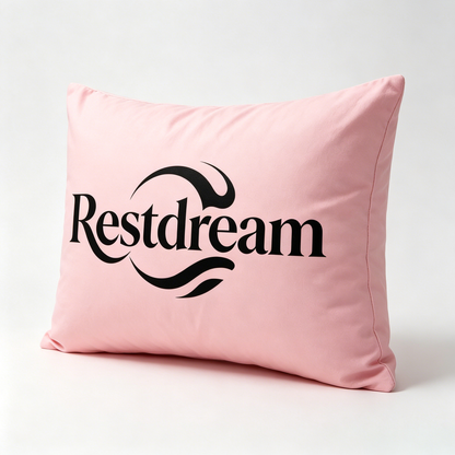 Restdream Soft Support Bed Pillow, Breathable Skin-Friendly Cotton Cover Sleeping Pillow, Fluffy Adjustable Fill Pillow for Side, Back & Stomach Sleepers, Hotel Quality Standard Size Bed Pillow
