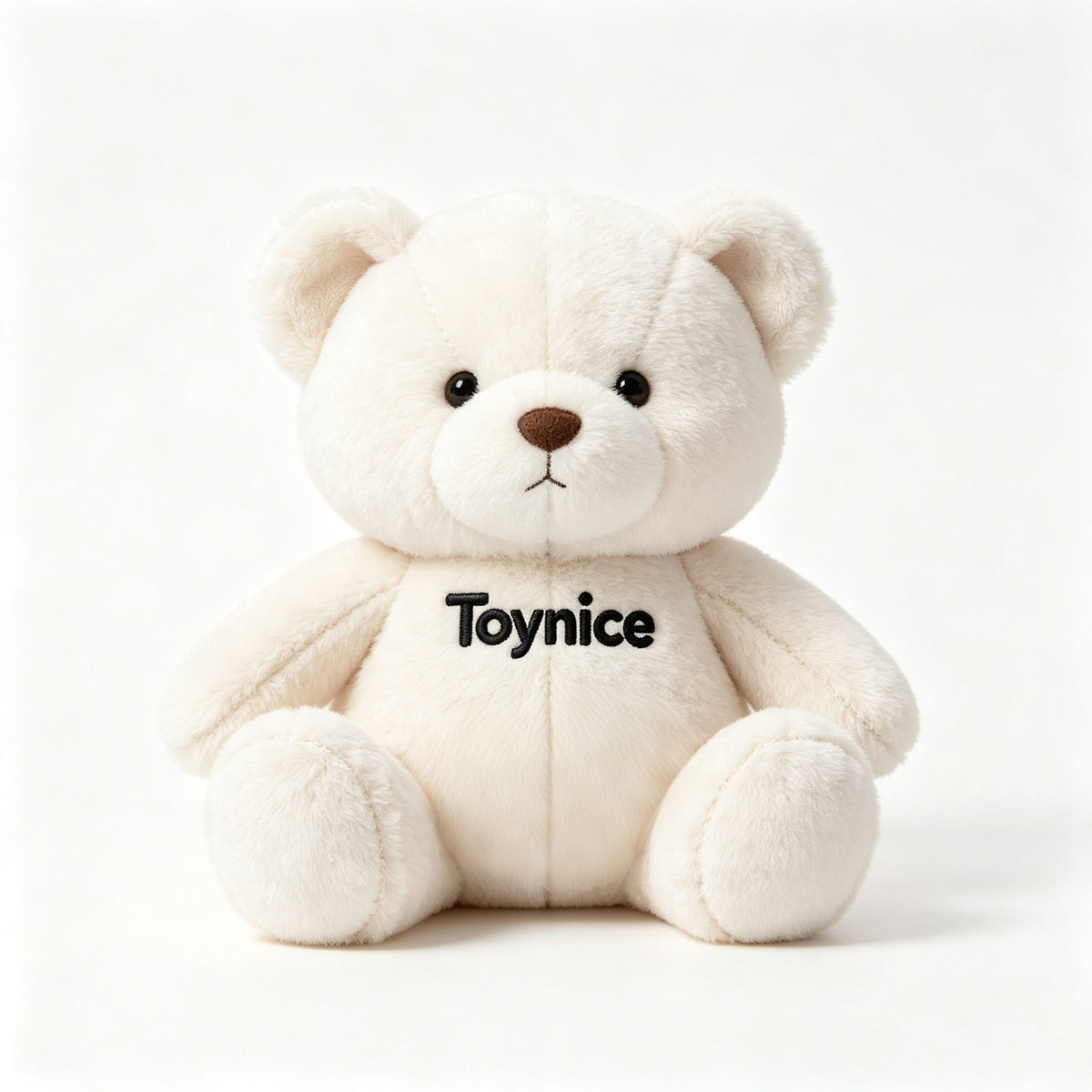 Toynice Sitting Teddy Bear Plush Toy, Soft Cuddly Stuffed Animal Bear Doll, Premium Gift-Packed Plush for Kids Adults